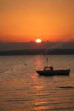 WINTER SUNSET CHURCH BAY ANGLESEY